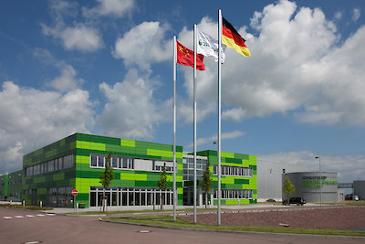 front view of harley factory in germany
