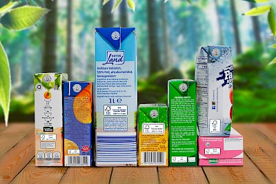 Milk cartons start with raw materials to enhance environmental protection properties
